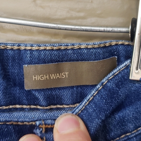 STS BLUE high waist embroidered shorts 3 - Picture 4 of 7